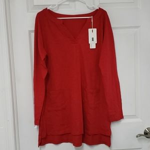 #10272-6 Women's Long Sleeve,red,XL